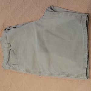 Wrangler tan denim shorts